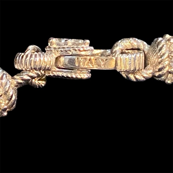 Judith Ripka sterling silver lariat necklace made in Italy - Picture 8 of 8